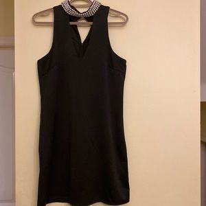 Lulu's little black midi party event dress
